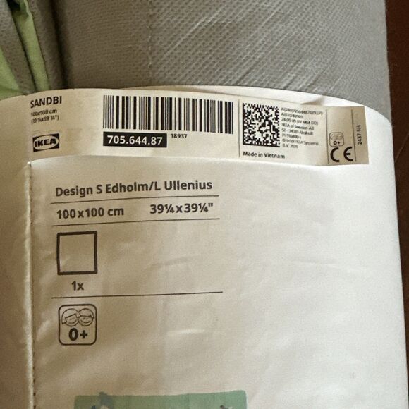 IKEA Sandbi Design S Edholm Playmat 39 1/4 X 39 1/4 - Picture 3 of 8